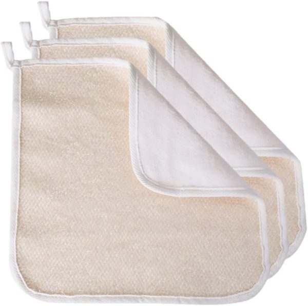 Evriholder Soft-Weave Wash Cloths Dual-Textured for Face and Body, Bath Accessory - Image 2