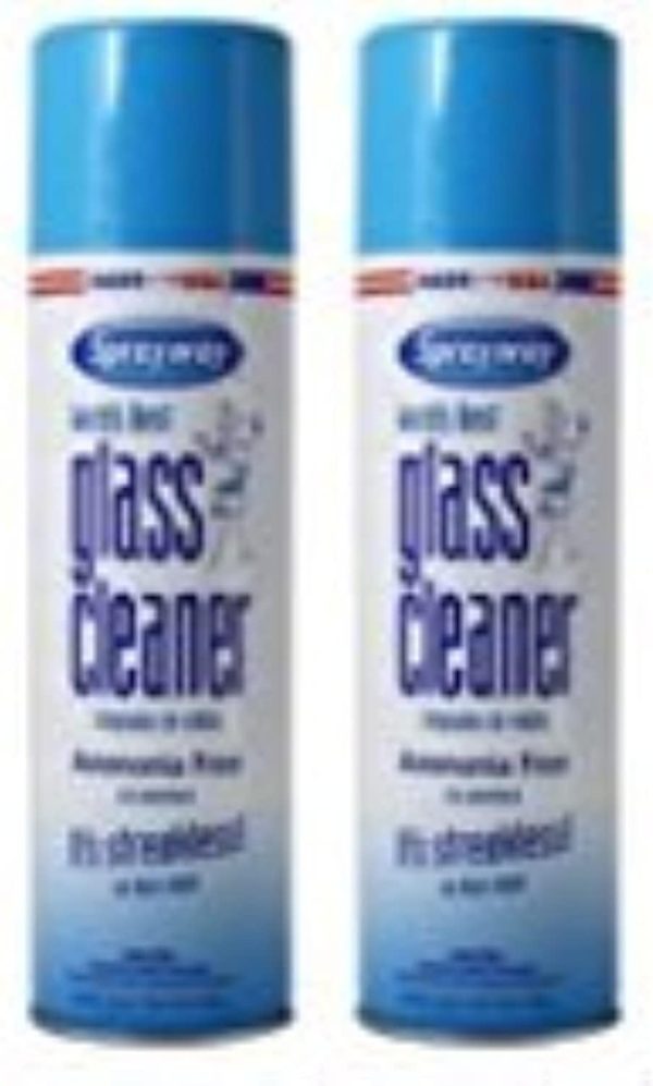 Sprayway Glass Cleaner Aerosol Spray, 19 Oz, Pack of 2 - Image 2