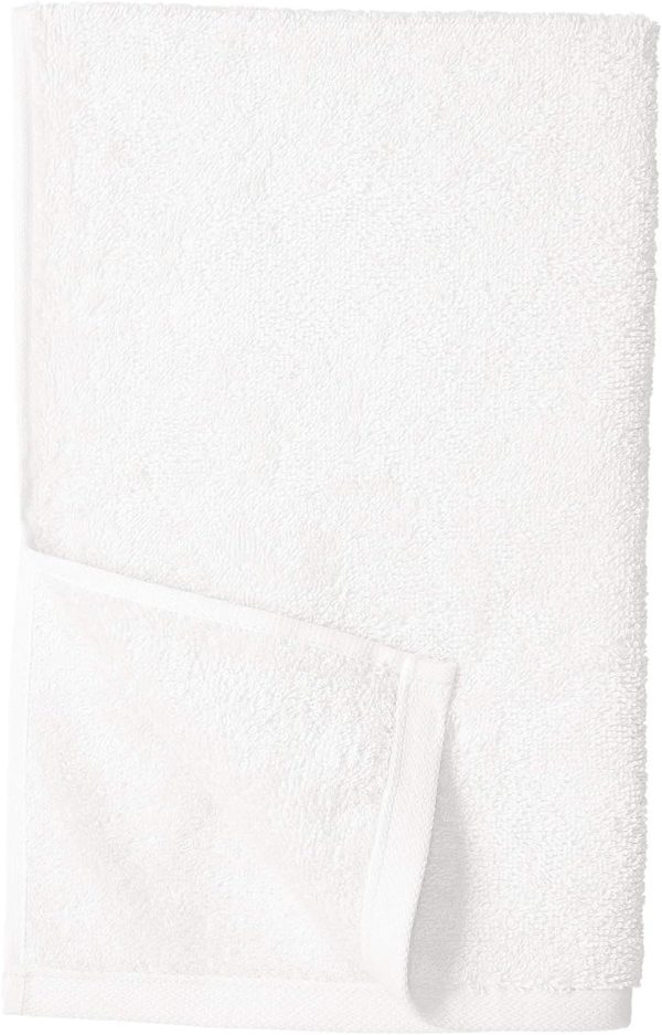 Basics Cotton Hand Towel,12-Pk, White,14"x8" - Image 2