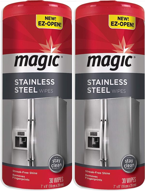 Magic Stainless Steel Wipes (2 Pack) - Image 5